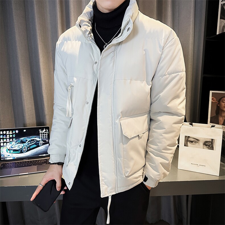 冬季工装潮流加厚韩版棉衣外套棉服小伙店主风MY923特P75,男装棉衣,星座301B-1