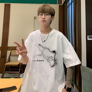 量大优供抖音视频 支持得物配合二开美式满天星亮片短袖T恤MTX150图片