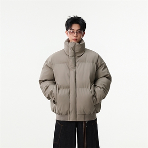 现货万件入仓供抖音得物防水防污立领pu皮棉服218-7-M120-特60图片