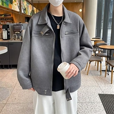 F222-P682024春季新款高级感潮牌夹克美式复古麂皮绒外套男现货，男装夹克，星座512-6