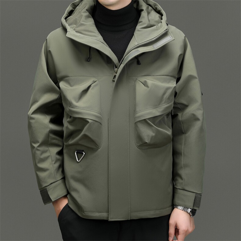 BN23812钱塘2020-2时尚百搭冬季厚款中年男士90鸭绒羽绒服P245,男装羽绒服,钱塘207-2