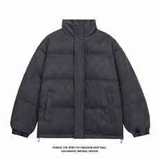 2025冬季新款白底现货1W件脏脏色皮棉衣M-5XHM24974-特P85，男装棉衣，电商A022