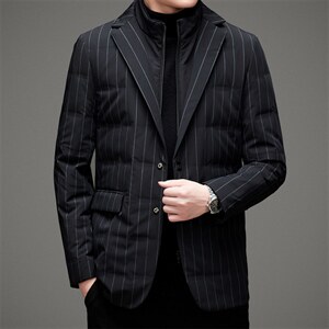 2023冬季新款中青年男士羽绒服90%鸭绒青年保暖外套QS1253-P275图片