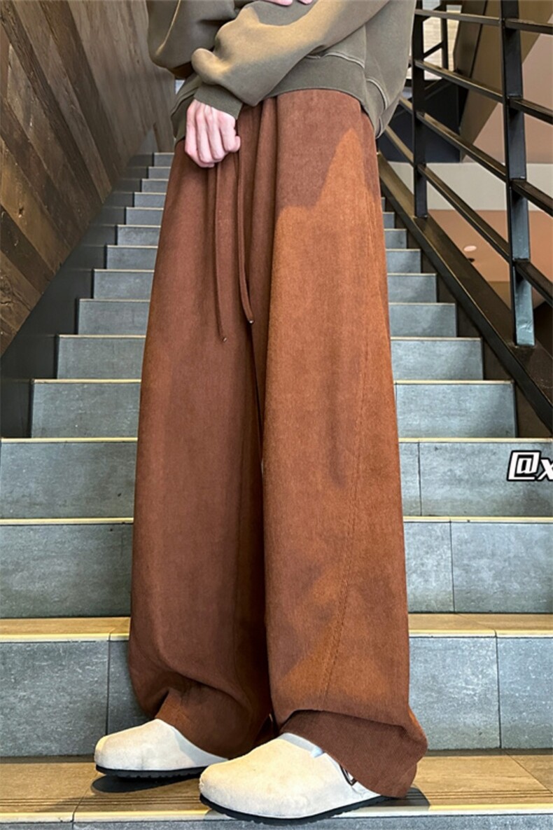 XZ616秋冬加绒灯芯绒缉明线休闲长裤TY1163P55控68加绒P65控78,男装休闲裤,星座512A（原616）