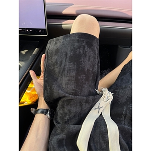 有原图YK86055-P20 聚酯纤维 夏季新款灯芯绒扎染短裤男图片