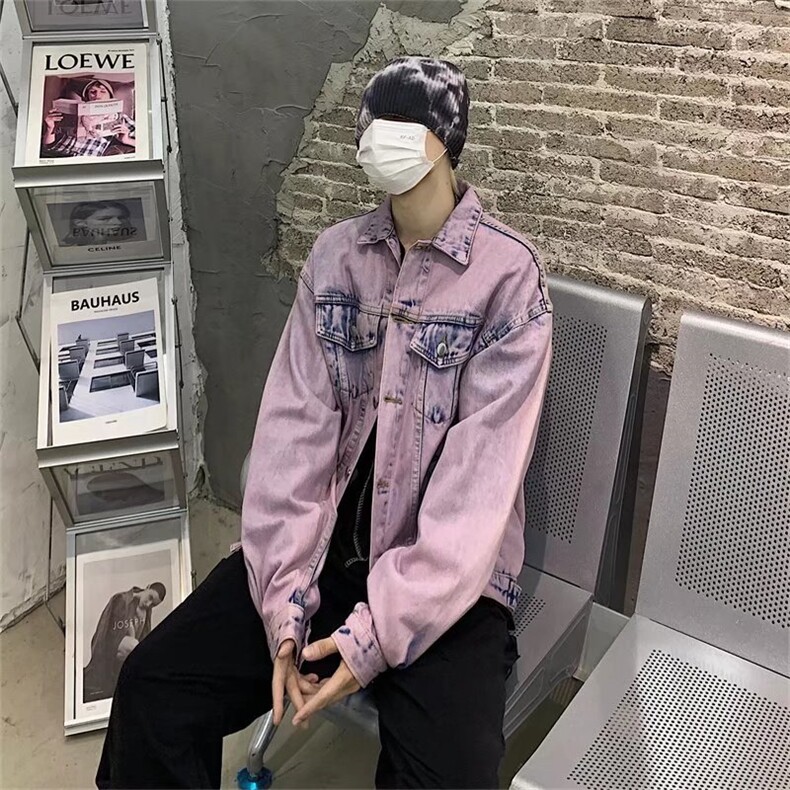 潮流夹克潮男春季牛仔外套W023P65,男装夹克,星座1116-2