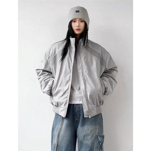 网图 美潮解构立领飞行夹克版棉服外套 W1887/特P82图片