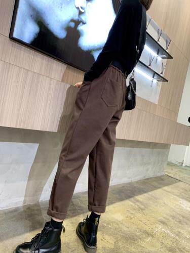 【现货】冬款韩版休闲毛呢哈伦裤，女装，淳·清衣社