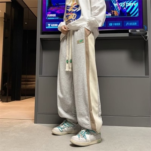 休闲裤新款宽松型长裤时尚潮牌加绒加厚冬季休闲裤XZ309B-3 K62图片