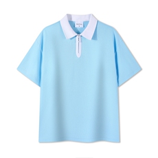 40支双纱珠地240克8色S-3XL65%棉35聚酯纤维男女款T恤衬衫，男装T恤，星座301D-4(原星座1004-4）
