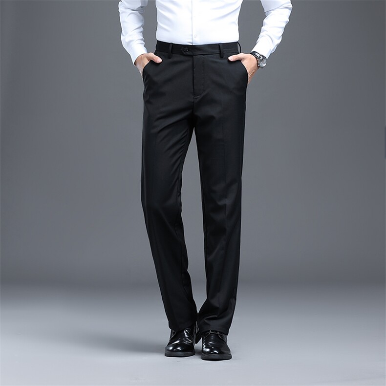 CD8907钱塘2020-2秋季中老年男士西裤宽松薄款直筒休闲长裤P72,男装休闲裤,钱塘207-2