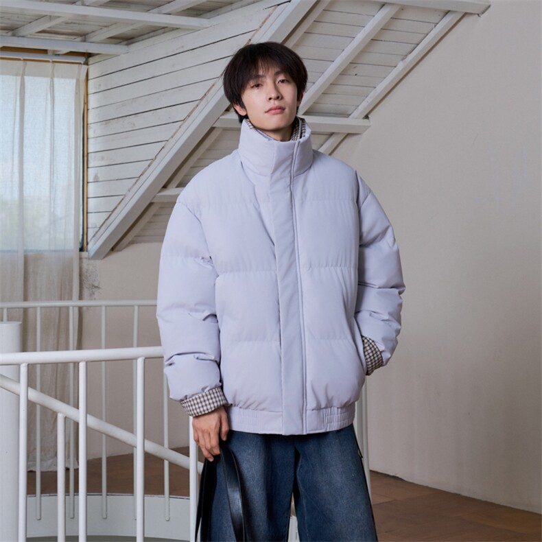 冬季新品得物美式潮流高品质格子加绒加厚棉衣外套棉服MY5566-P88,男装棉衣,星座610B-1