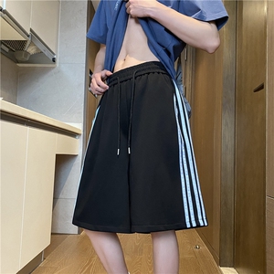 夏季新款美式运动条纹设计宽松五分休闲裤B315-K25739-特p30控58图片