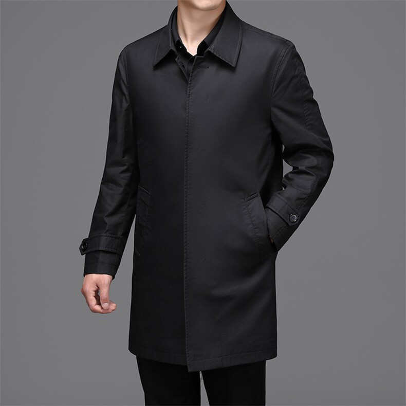 BW6623钱塘2020-2中年男士秋冬季新款百搭商务休闲风衣外套P250,男装风衣,钱塘207-2