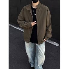 025春秋季轻奢美式复古帅气工装立领夹克男女修身时尚户外外套，男装夹克，四季星座505