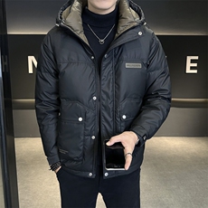 2025新款标50白鸭绒冬季男士连帽休闲羽绒外套男Y24088，女装短外套，星座310B-3