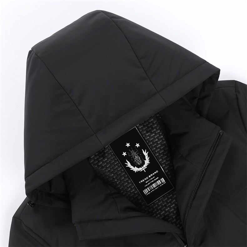 新款2023冬季羽绒服男装连帽白鸭绒外套中年爸爸装SFT81678-P295图片