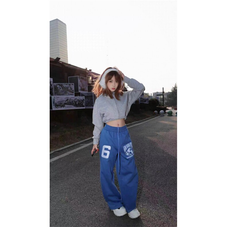 【特价】美式宽松运动卫裤印花潮P46YW888,男装休闲裤,星座1112-1
