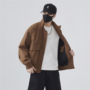 JK007无影墙 大口袋工装教练飞行员夹克 聚酯纤维(S-3XL)TP38图片