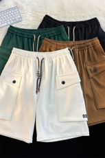 K8078/P35抖音品质刺绣立体袋工装短裤男大码运动五分裤休闲中裤，男装休闲裤，电商A141