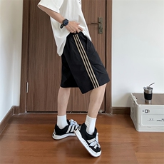 大量现货潮流痞帅学生休闲裤男女款设计感条纹速干裤DK708-P40，男装休闲裤，电商A178