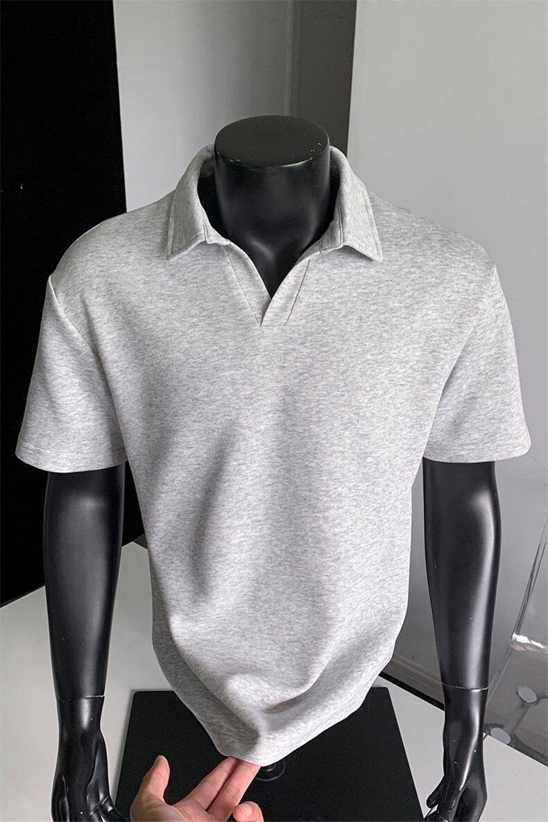 主推POLO衫夏季翻领半袖上衣cleanfit正肩海鸥领短袖t恤S442特P28,男装T恤,电商A233-1
