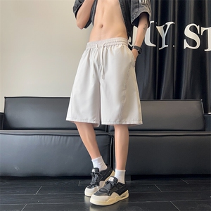 夏季冰丝短裤男吸汗透气潮牌宽松休闲运动五分时尚裤子DK2108 P22图片