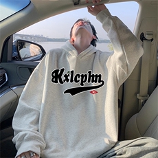 抖音得物供货可提供视频秋冬重磅美式宽松连帽卫衣WKD18，男装卫衣，电商A486