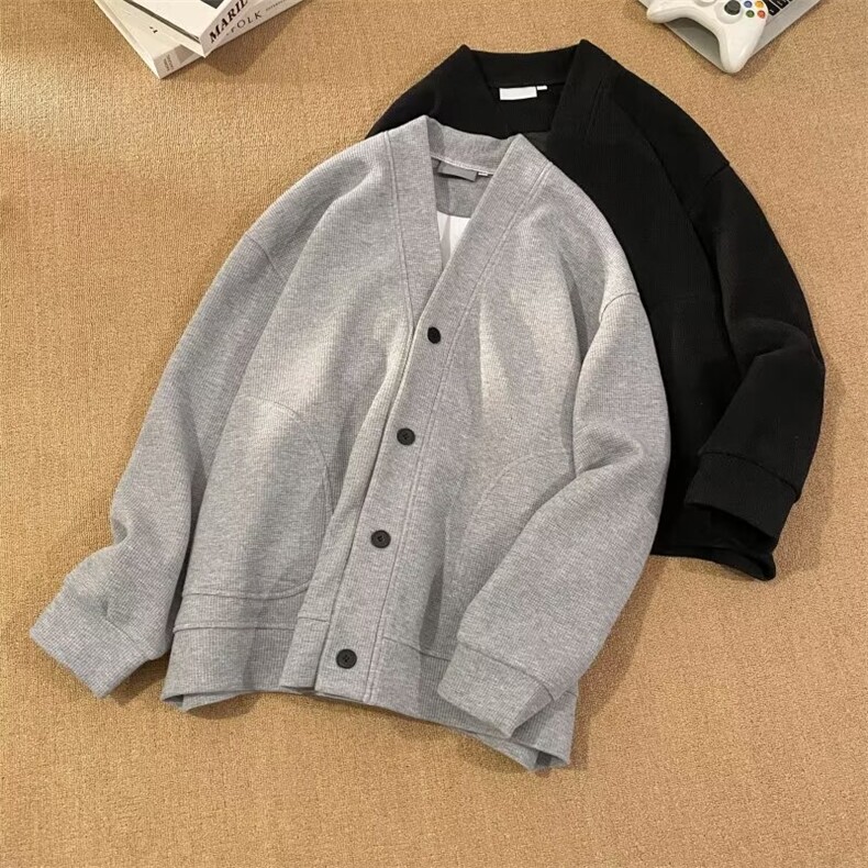 秋季重磅开衫卫衣男韩系宽松上衣百搭ins潮流休闲外套LA1077-p54,女装短外套,星座1008
