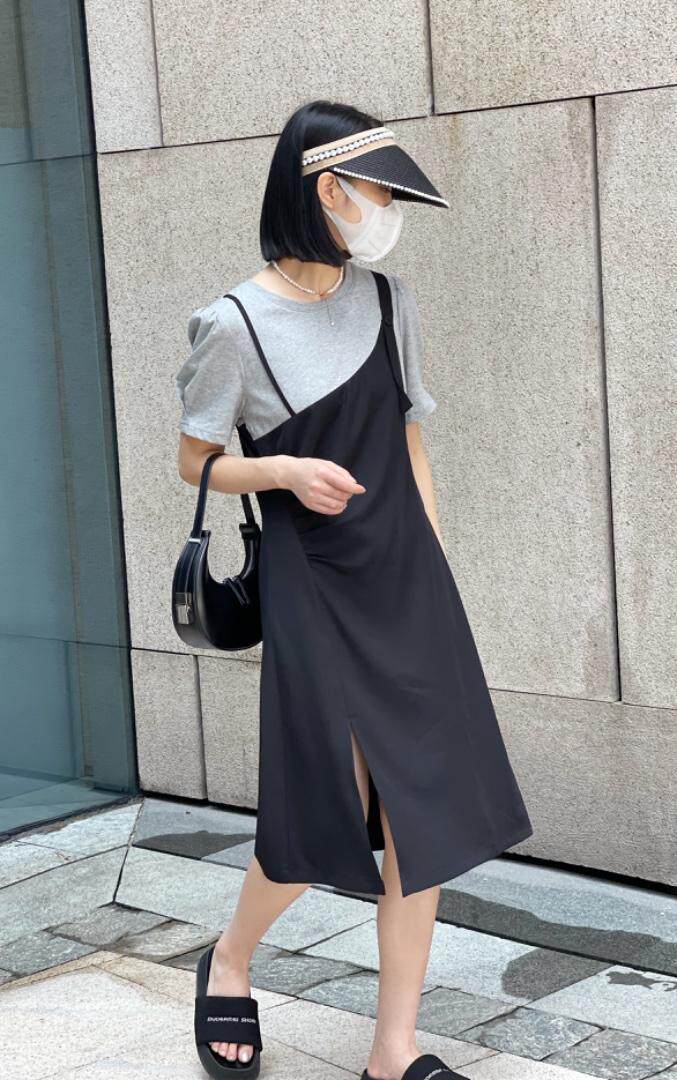 假两件连衣裙，女装连衣裙，雷洛奇丽