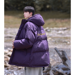 2025冬季新款字母印花男棉服外套M2083/P108控139-聚酯纤维图片