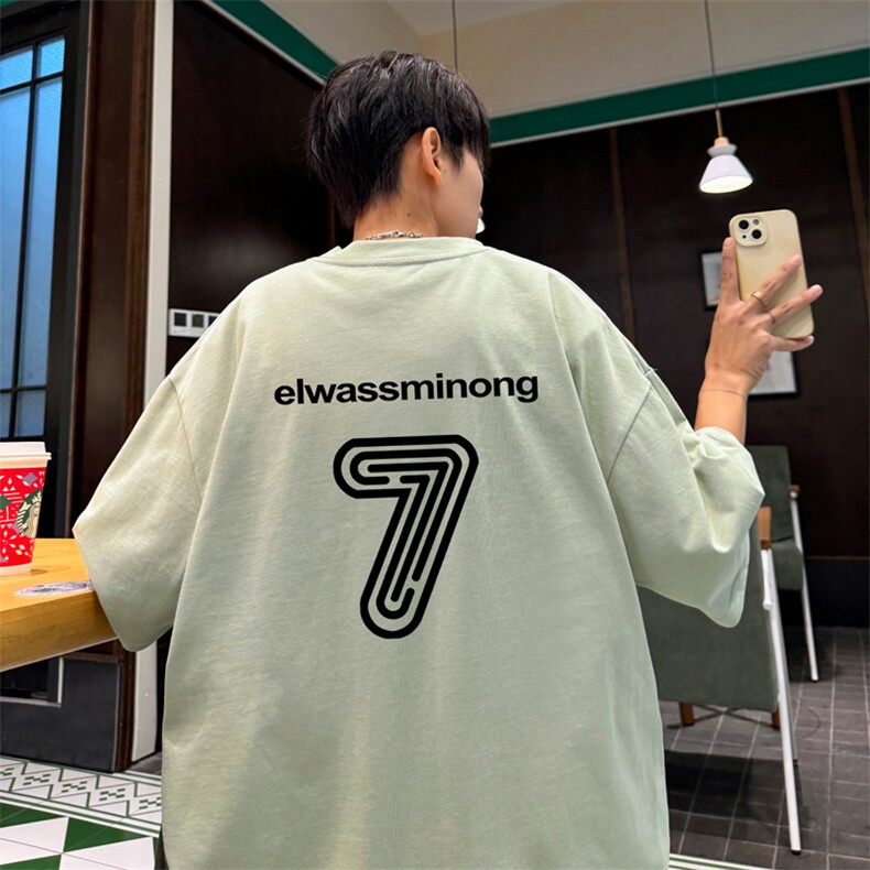 230g重磅纯棉!夏季短袖t恤男半袖男NT202-特P19控38,男装T恤,电商B367