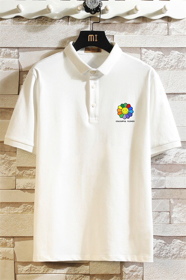 PL57101-P35翻领短袖polo衫男大码胖子半袖t恤男有领保罗衫,男装Polo衫,电商A040A