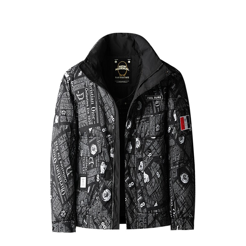 BNG2222钱塘2020-2时尚简约冬季厚款中年男士90鸭绒羽绒服P230,男装羽绒服,钱塘207-2