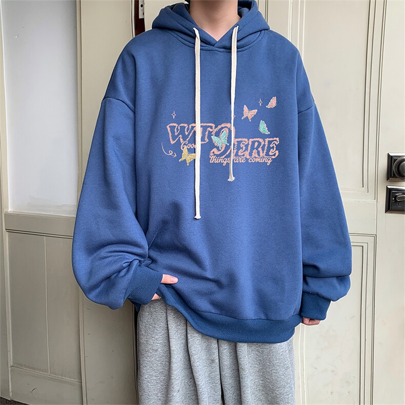 连帽卫衣男大码胖子帽衫大号运动服WY2443-P35图片