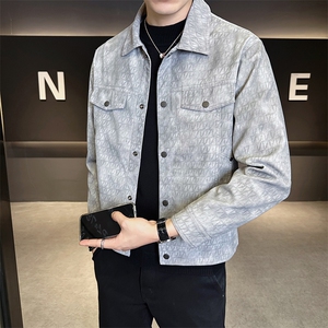 皮夹克男2025新款秋季皮衣外套男C317-JK518-P135图片