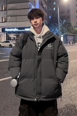 外景冬季加厚面包服男宽松保暖棉衣日系青年立领外套MF00427/P90，男装棉衣，电商B316