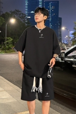 套装！华夫格套装短袖T恤短裤男TZ190-特P38，男装牛仔裤，电商B367