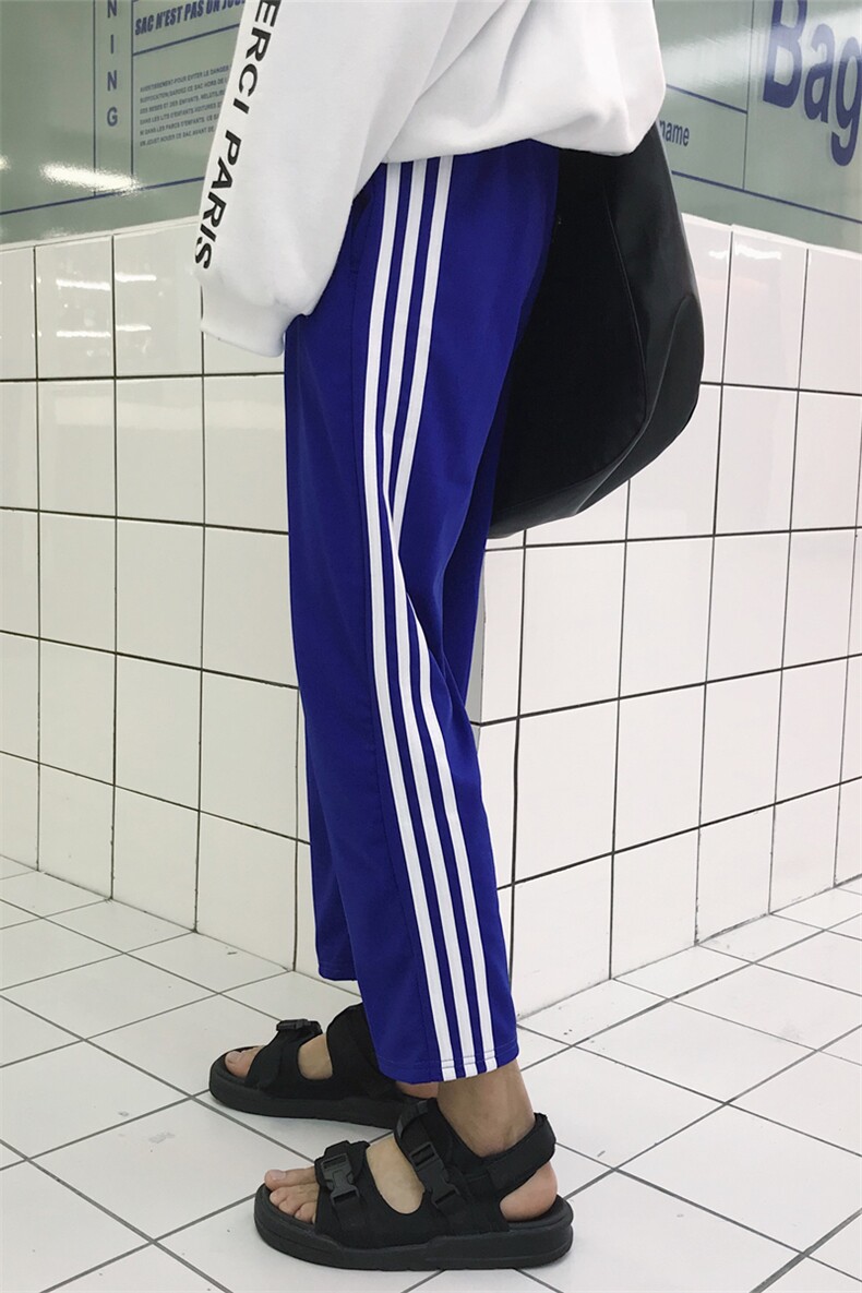 主推款秋季阔腿裤子休闲裤男运动裤九分裤卫裤潮607/,男装休闲裤,星座1506-1
