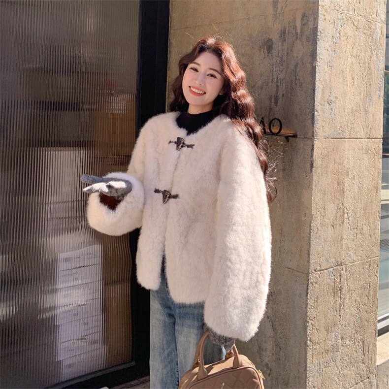 现货新款短款毛毛外套浙宝217-1125-175-248，女装短外套，浙宝217