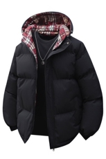 支持二开冬装加棉加厚连帽大码棉衣棉服外套面包服男女M812-P70，男装棉衣，电商A441
