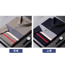 2023年春款男士上衣POLO长袖T恤P75图片