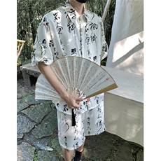 毛笔字套装TZ77836特P50衬衫DCS77837特P30DK77838特P20套装控98，男装衬衫，星座226-1