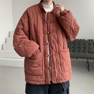 8XL-M 特大码风男棉衣加厚唐装男中式棉服立领棉服MY1701P120图片