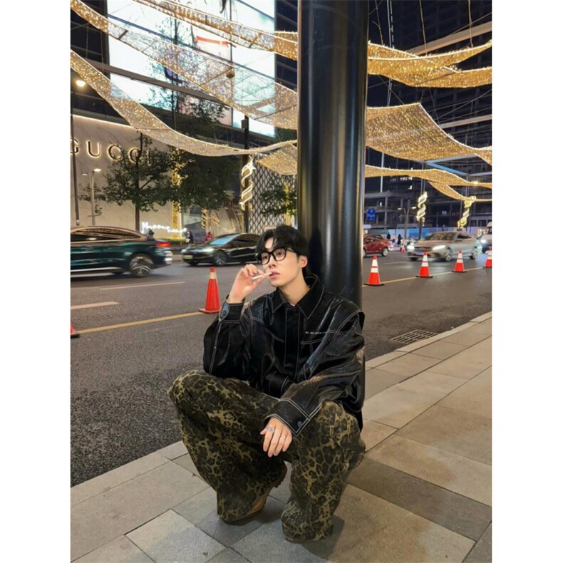 【有货】cleanfit短款外套男春秋高级感痞帅飞行员夹克W190LL-P92,男装夹克,星座1007（原301D）