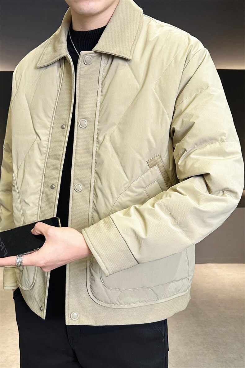 报告标90绒羽绒服男外套店主风轻薄上衣A329-YR1105-P230,男装羽绒服,电商A329