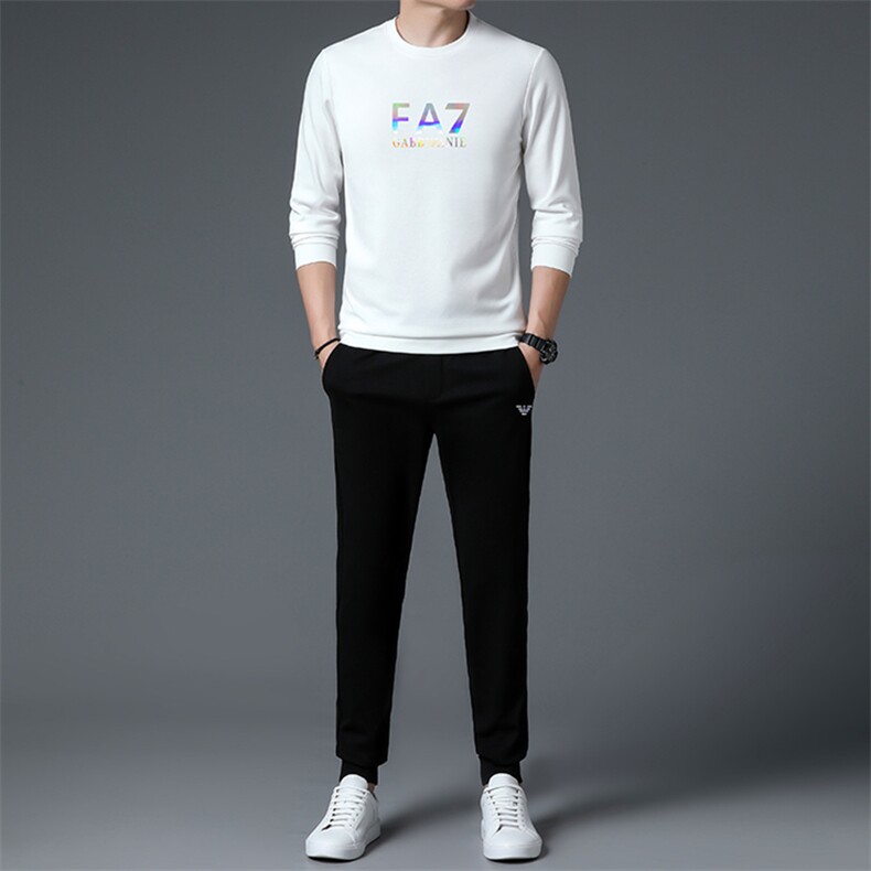 HPN-TZ1101男士2023年春季新款长袖两件套青年休闲套装,男装休闲套装,电商B360