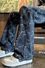 XZ616秋季新款重磅水洗黄泥提花休闲牛仔长裤TY1083特P40控78，男装休闲裤，星座512A（原616）