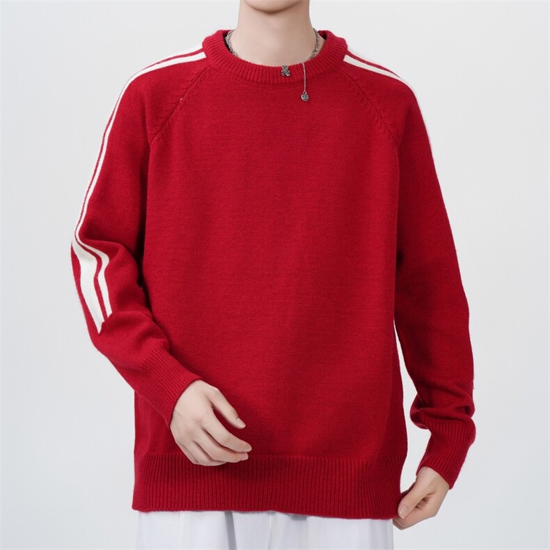 冬季毛衣男打底衫条纹打底衫MY6011-P65有加绒款,男装针织衫/毛衣,星座210-1