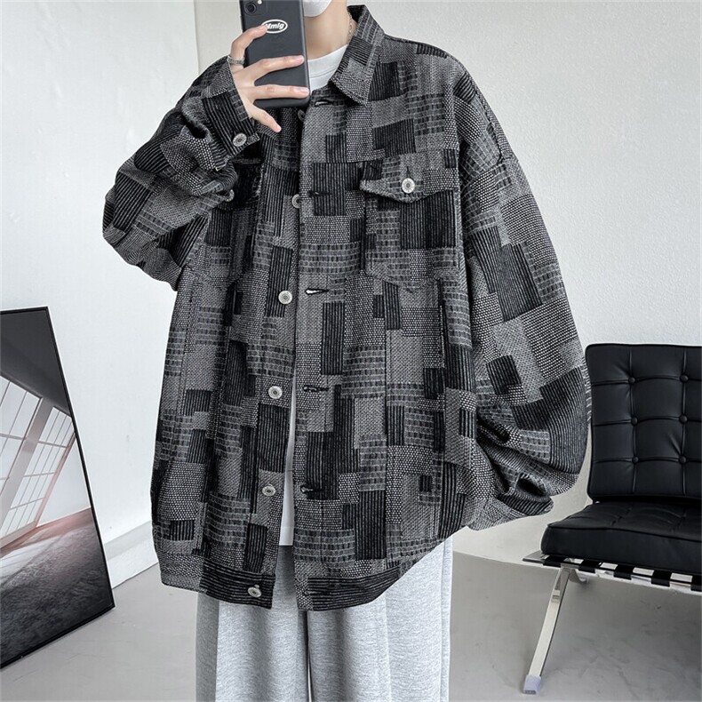 JK8123/P70秋装新品水洗牛仔外套男生潮牌ins港风炸街工装夹克男,男装工装外套,电商A141